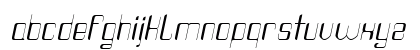 Haike  Thin SemCond Italic Lowercase Preview