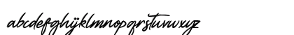 Yellowish Demo Regular Lowercase Preview