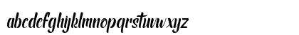 Rush Hour Demo Regular Lowercase Preview