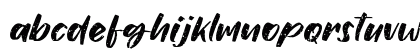 Bulkies Regular Lowercase Preview