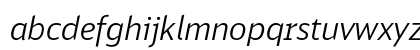 DB Head Alternate Light Italic Lowercase Preview