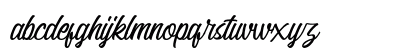 Vertica Regular Lowercase Preview