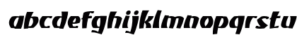 Atiku ExtBd Slant Regular Lowercase Preview