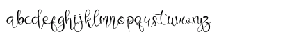 Jasmine Rose Regular Lowercase Preview