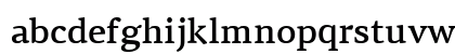 PF Agora Serif Pro Medium Lowercase Preview