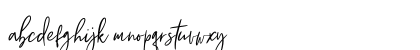 Thransty Regular Lowercase Preview
