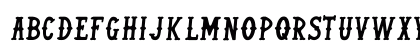 (Kind Of Rock) Regular Lowercase Preview