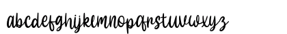 Hallo White - Personal Use Regular Lowercase Preview