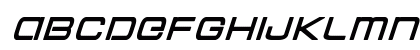 Colony Marines Bold Italic Lowercase Preview