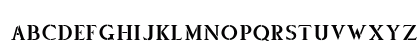 Stencilum ExtraLoose Regular Lowercase Preview