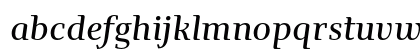 Alfon MD Medium Italic Lowercase Preview