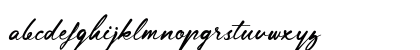 Lingerhend-Demo Regular Lowercase Preview