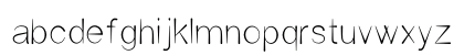Unisono INK Regular Lowercase Preview