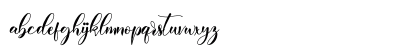 Palerissa Regular Lowercase Preview