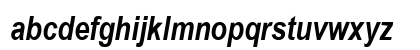 VPS Pleiku Bold Italic Lowercase Preview