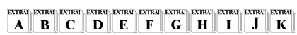 101! EXTRA! Regular Lowercase Preview