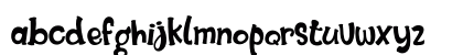 Mister Froggie Regular Regular Lowercase Preview