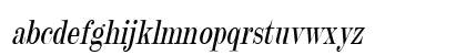 UpstartCondensed Italic Lowercase Preview