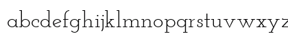 Josefin Slab Regular Lowercase Preview