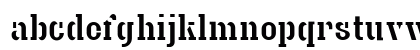 Granite Regular Lowercase Preview