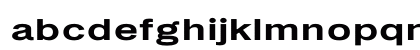 LT Amber Wide Extra-expanded Bold Lowercase Preview