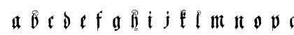 Coelnische Current Fraktur OsF UNZ1 Italic Preview