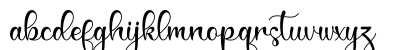 Valentina Regular Lowercase Preview