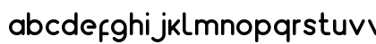 Roundo Regular Lowercase Preview