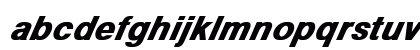 YU L Swiss Bold Italic Lowercase Preview