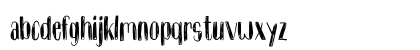 Komfortabel DEMO Regular Lowercase Preview