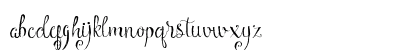 Manny Script Regular Lowercase Preview