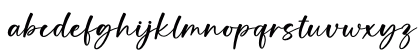 Kensley Regular Lowercase Preview