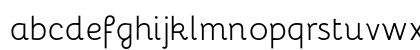 Bellota Regular Lowercase Preview