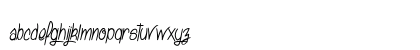 Sansaul Petronika Regular Lowercase Preview