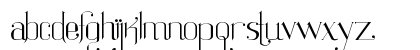 Ratigk Regular Lowercase Preview