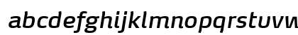 MaxDemiSerifLF-BookItalic Regular Lowercase Preview