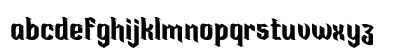 Krinah Regular Lowercase Preview