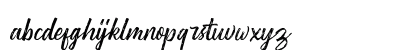 Washington ~ Rough Script DEMO Regular Lowercase Preview