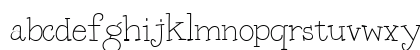 MummBasic Light Lowercase Preview