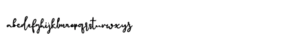 Canadia Regular Lowercase Preview