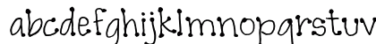 FG Kajsa Black Regular Lowercase Preview