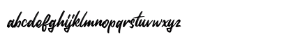 Marelan Regular Lowercase Preview