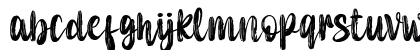 Dancing Brush-Personal use Regular Lowercase Preview