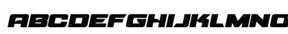 Starcruiser Expanded Semi-Italic Expanded Semi-Italic Lowercase Preview