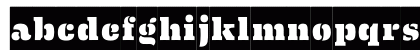 Eames Century Modern Sten Cam Regular Lowercase Preview