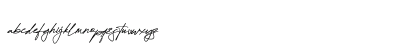 Dellany Signature Signature-Regular Lowercase Preview