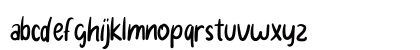Paceklik Regular Lowercase Preview