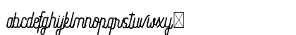 Loveolline Rough F Regular Lowercase Preview