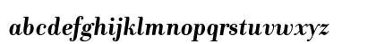 Donatora BoldItalic Lowercase Preview