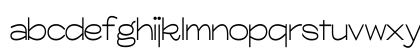 Glora Regular Regular Lowercase Preview